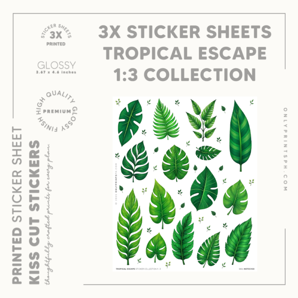 tropical-leaves-3x-sticker-sheet-set